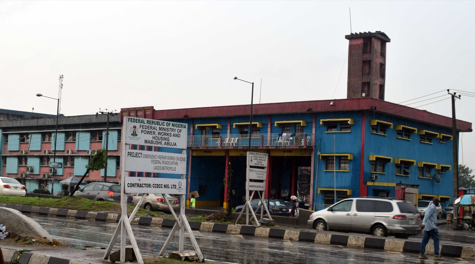 A Federal Fire Service station at Ojuelegba, Lagos