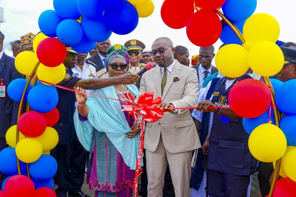 Tunji-Ojo at a ribbon-cutting ceremony, photograph published on his official website.