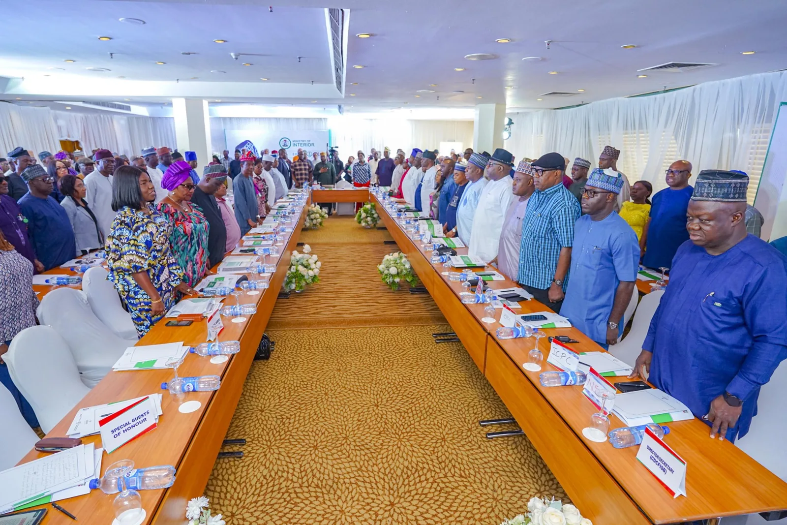 Tunji-Ojo at the Ministry of Interior top management retreat, published June 2024.