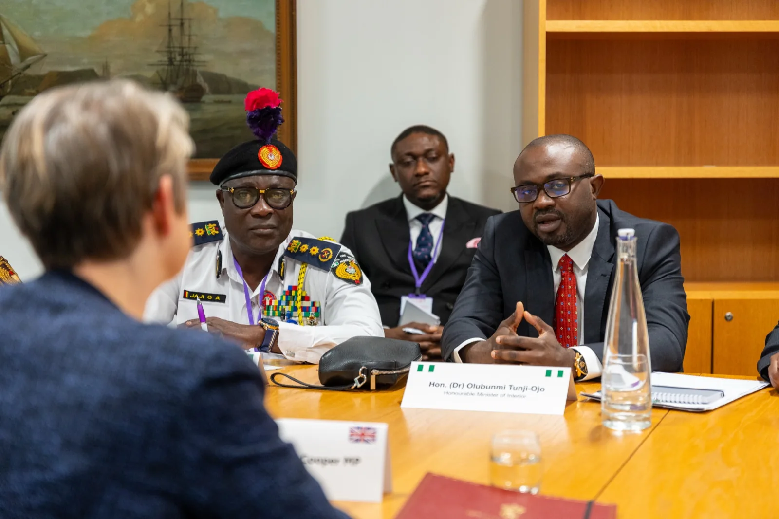 Bilateral meeting with the UK Home Secretary, London, November 2024